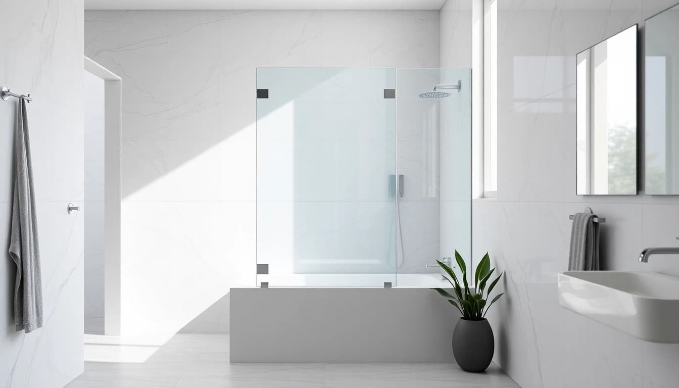 Install shower screens semi frameless for a stylish and elegant bathroom upgrade featuring modern designs.