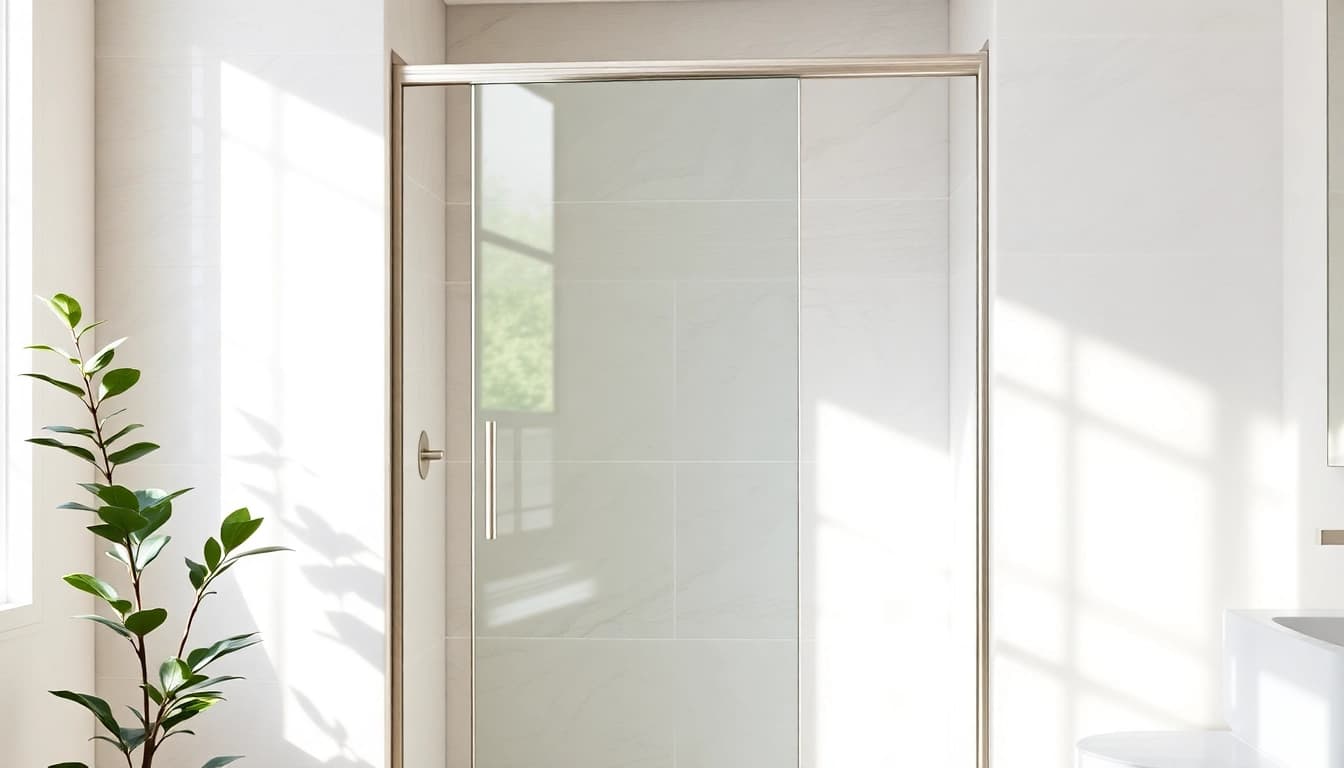 Installer la paroi de douche sirhona dans une salle de bains moderne avec des détails élégants.
