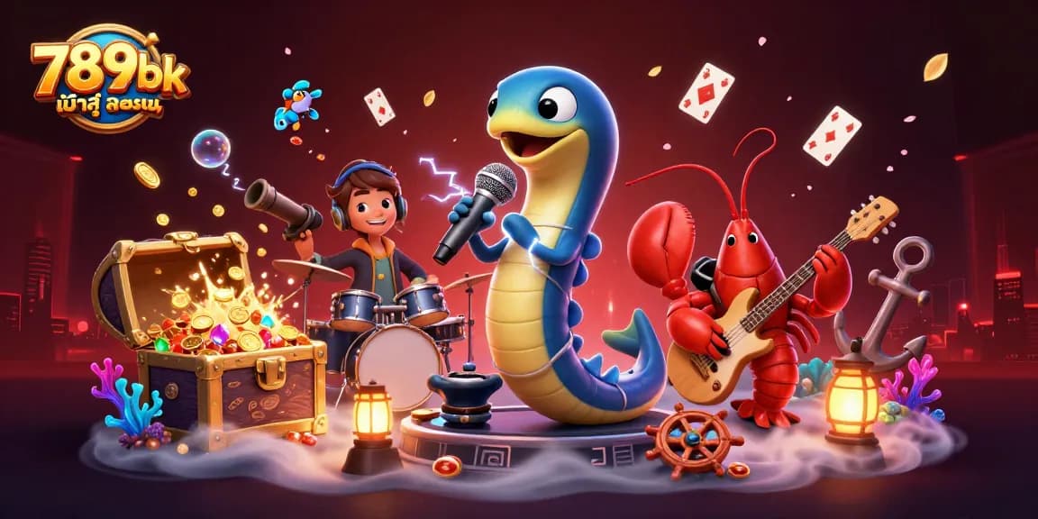 เกมสล็อต 789bk com เข้า สู่ ระบบ พร้อมด้วยกุ้งมังกรและม้าน้ำในเวทีคาสิโนใต้ทะเล