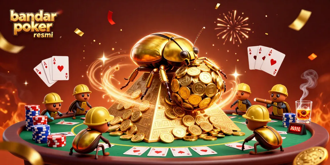 Experience excitement with bandar poker resmi in this captivating online casino scene.