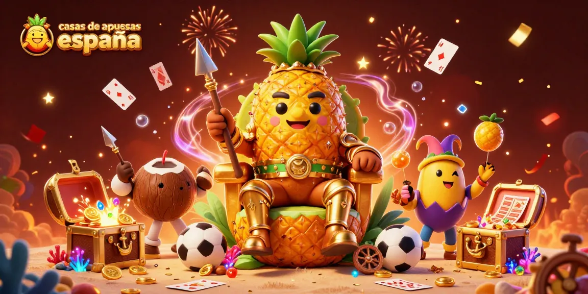 Diviértete apostando en las casas de apuestas España con una escena de casino vibrante y colorida.