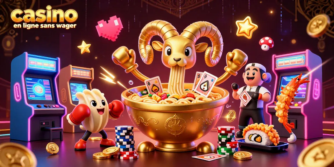 Jouer dans un casino en ligne sans wager avec des personnages 3D humoristiques et des machines à sous colorées.