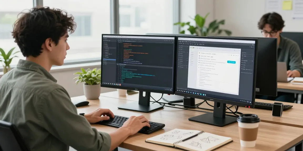 open claw personal AI assistant in action, showcasing coding and innovation in a tech workspace