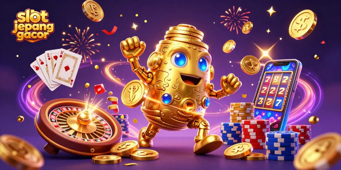 Experience slot jepang gacor with exciting gameplay and golden treasures in this vibrant casino illustration.