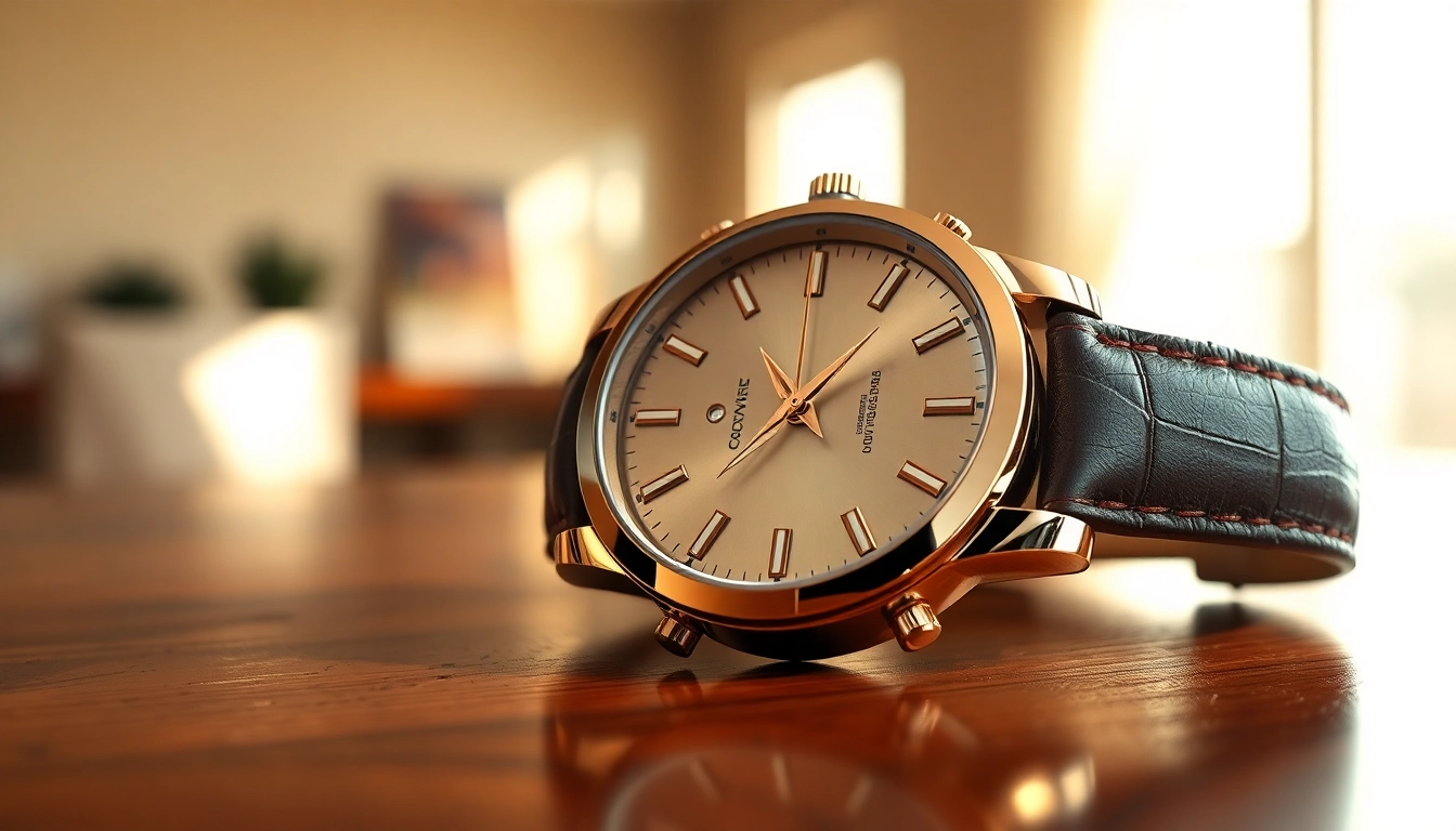 Admire the exquisite details of this replica watch highlighting its luxury design and sophisticated craftsmanship.