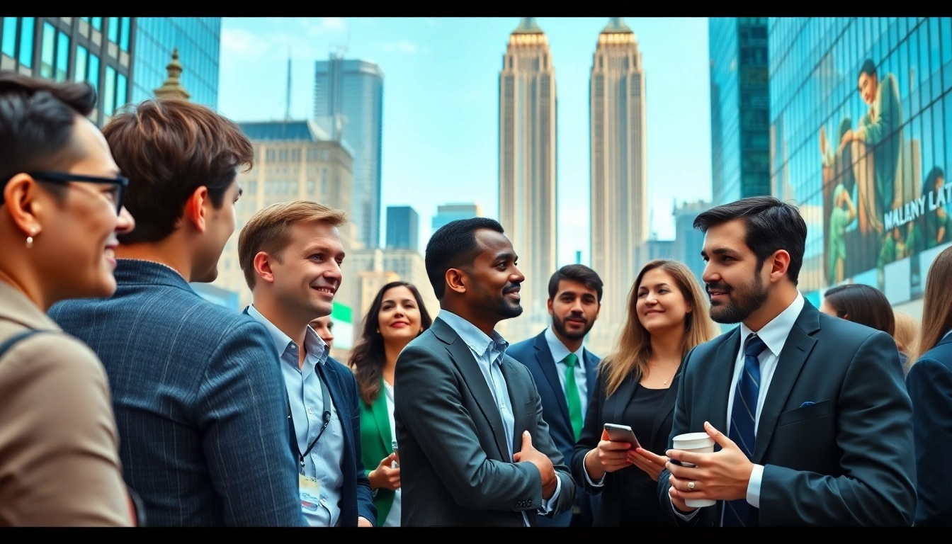 Connect with opportunities through a free job post new york platform, featuring diverse job seekers networking.