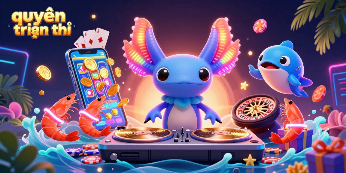 Experience quyền riêng tư at G28 with a vibrant 3D casino underwater scene featuring neon characters and games.