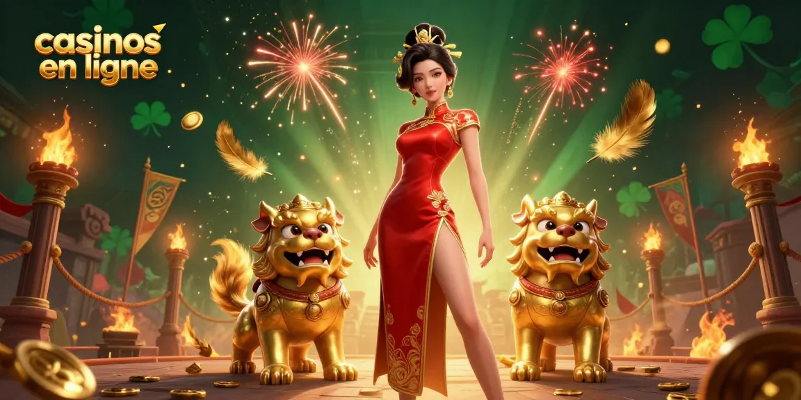 Vivez l'excitation des casinos en ligne avec des personnages vibrants et des éléments de casino dans cette illustration numérique animée.