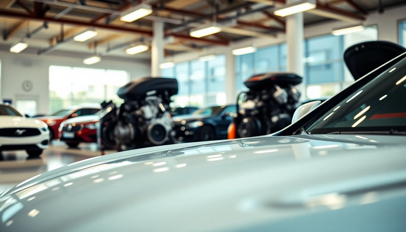 Showcase of used engines to highlight quality and reliability in automotive sales.