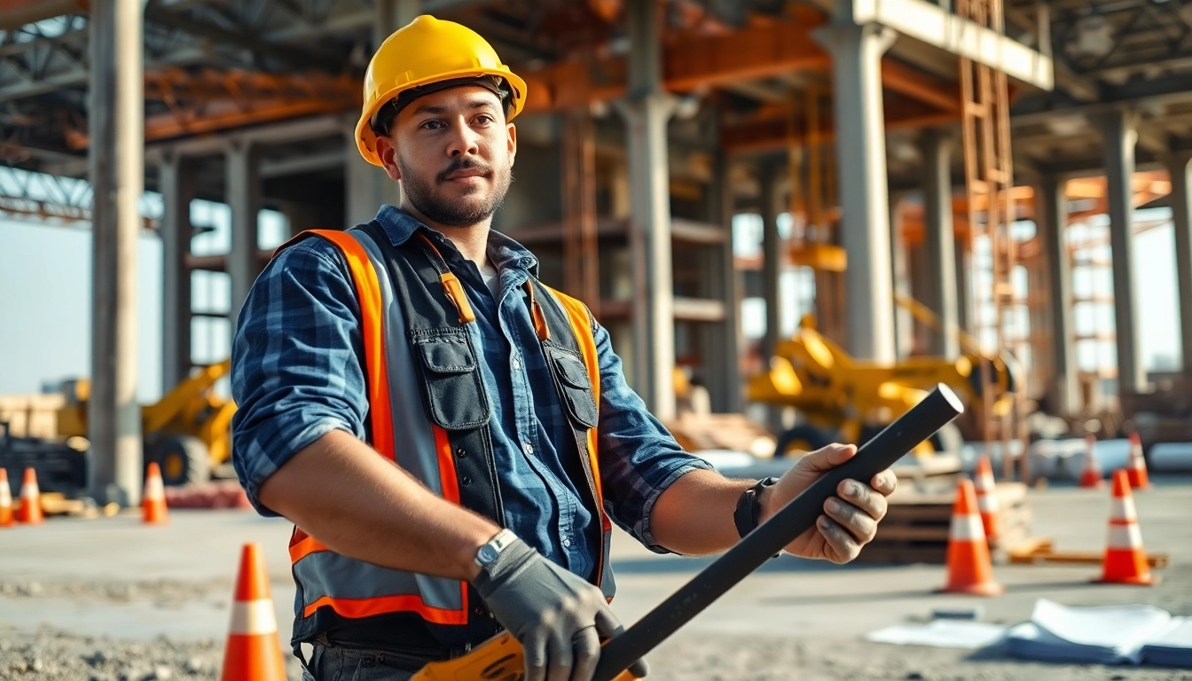 Engaged in a construction apprenticeship, a professional apprentice skillfully uses tools on-site.