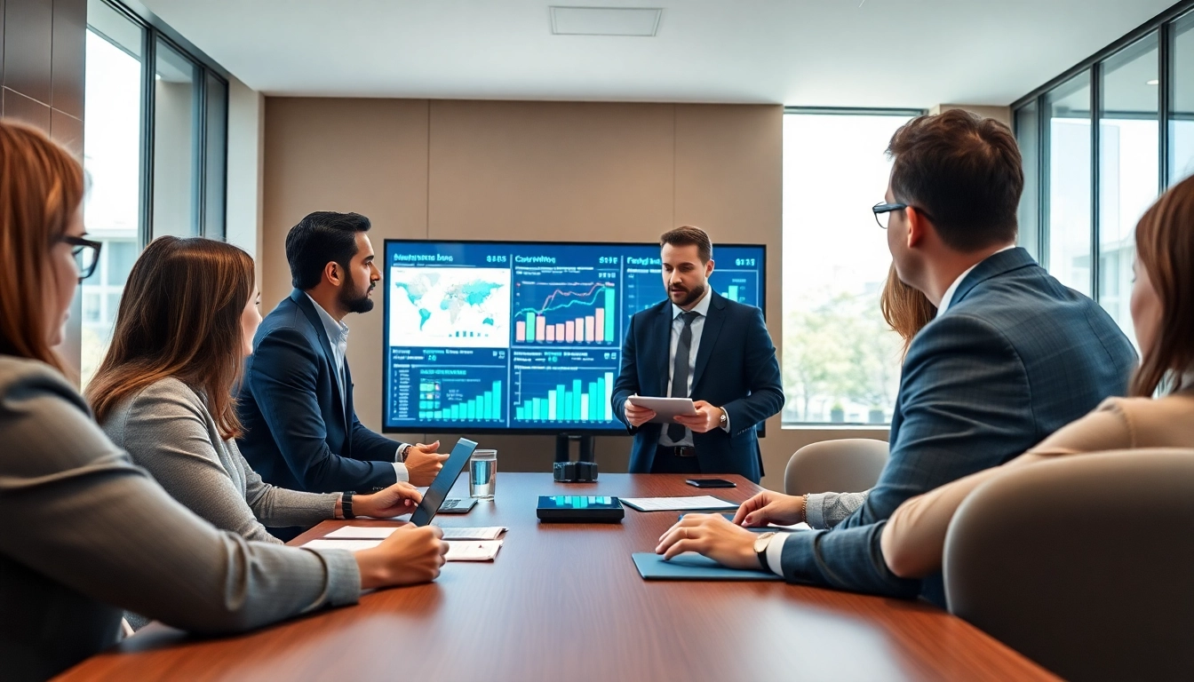 Analyze competitor pricing strategies in a modern business meeting environment.