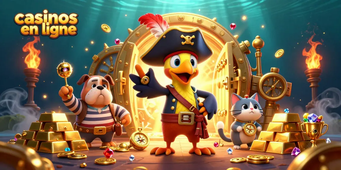 Les gagnants aux casinos en ligne collectent des richesses d'une aventure sur le thème des pirates avec des gemmes et des trésors.