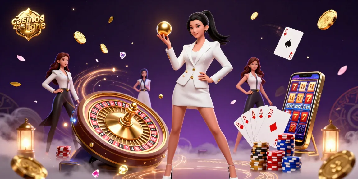 Engagez-vous dans des visuels époustouflants aux casinos en ligne avec une scène puissante montrant l'excitation du jeu.