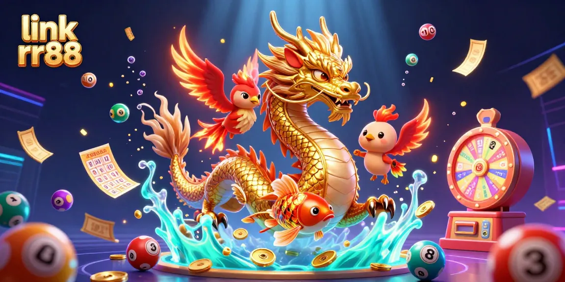 Engage with exciting lottery games at link rr88, featuring vibrant characters and dynamic game elements.