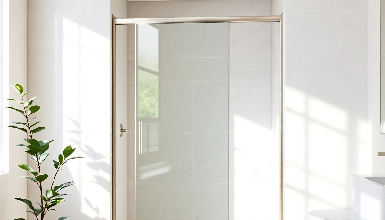 Installer la paroi de douche sirhona dans une salle de bains moderne avec des détails élégants.