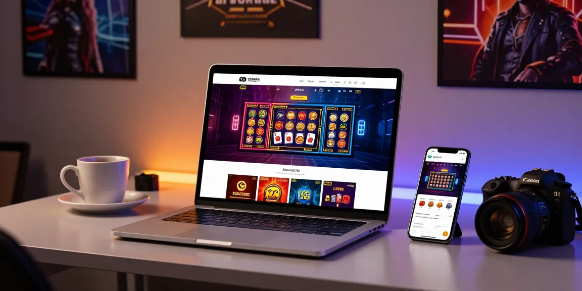 Giao diện sòng bạc Jin88 trên laptop với không gian chơi game hấp dẫn.