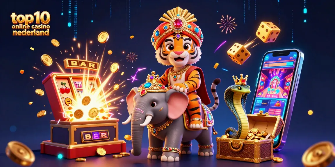 Experience the thrill at the top 10 online casino nederland with vibrant 3D casino elements and engaging characters.