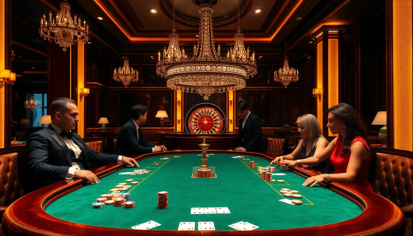 The hidden wiki inspires a luxurious casino poker game with colorful chips and elegant players.