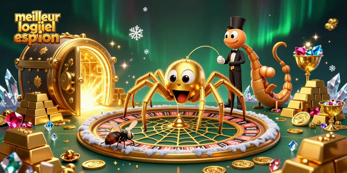 Jouez au meilleur logiciel espion téléphone avec des personnages de casino dans une scène captivante et dynamique.
