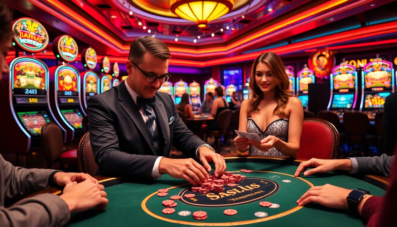 Engage with thrilling casino action in a luxurious setting, exploring porn ai elements.