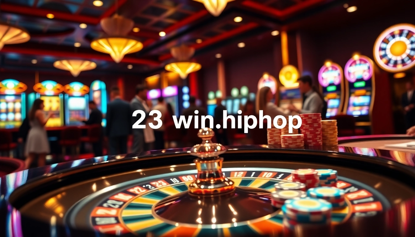 23win.hiphop offers an engaging online gambling experience featuring vibrant casino visuals and exciting gameplay.