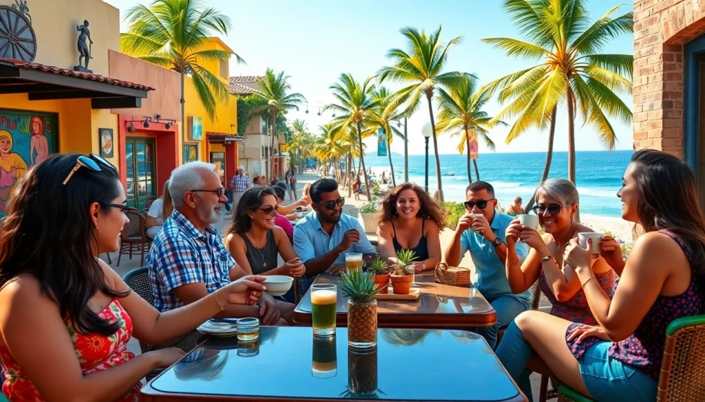 Expat community enjoying coffee in Cabo, showcasing the lifestyle of Living in Cabo as an expat.