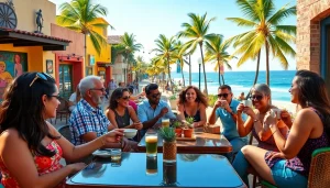 Expat community enjoying coffee in Cabo, showcasing the lifestyle of Living in Cabo as an expat.