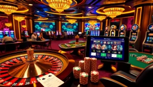 Excited players enjoying their time on bk8vn.io while engaging in diverse casino games.