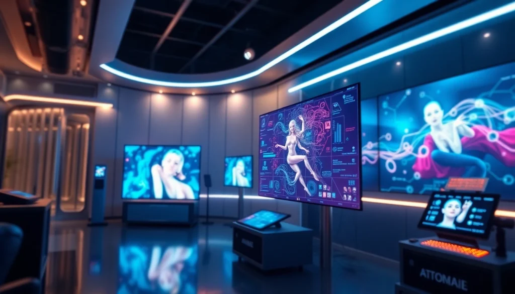 Dynamic visualization of AI-driven innovations in the porn ai industry