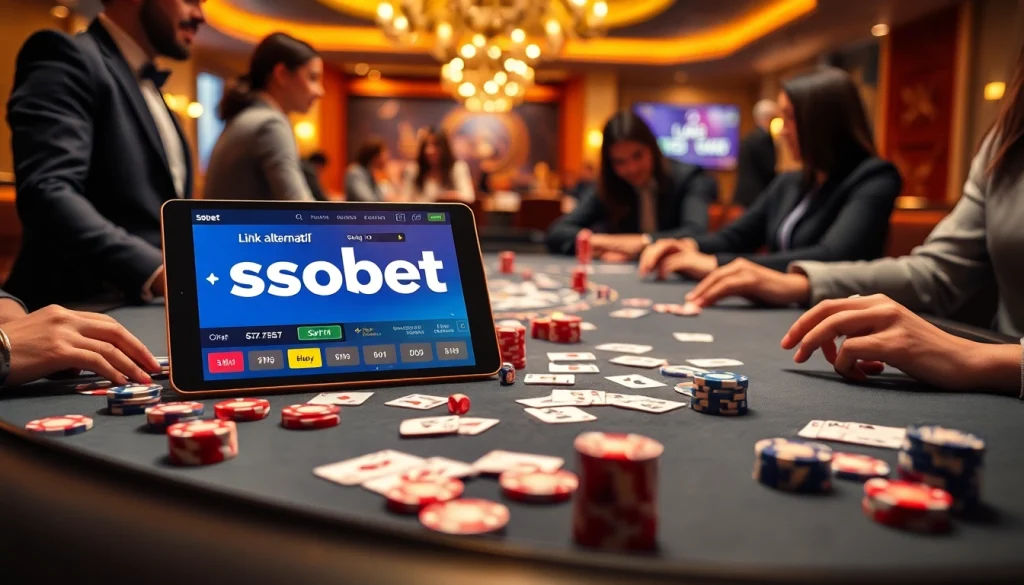 Engage with the thrilling link alternatif sbobet at a luxurious online gambling setup.