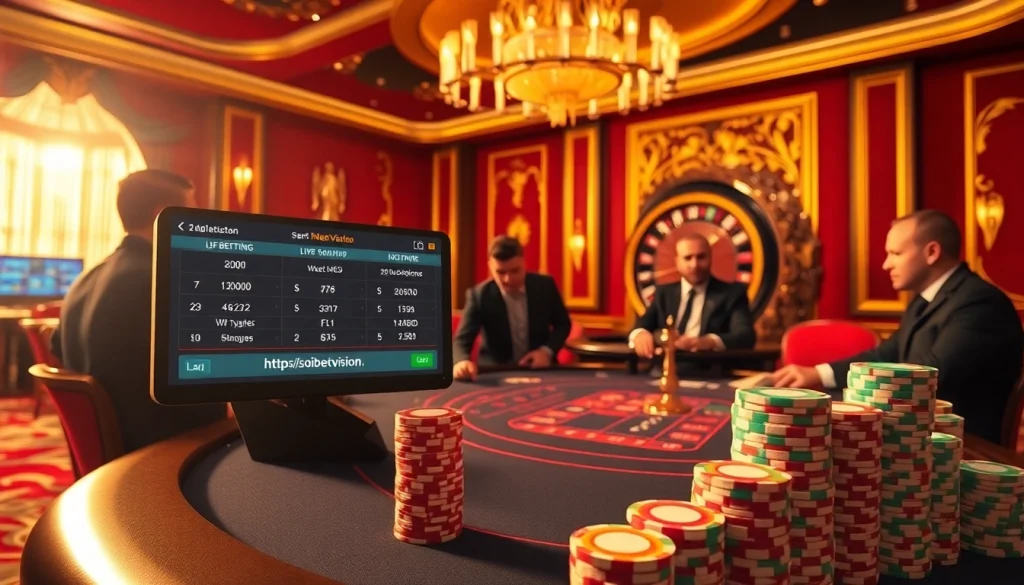 Experience high-stakes gambling action at https://soibet.vision/ with vibrant casino visuals and luxurious elements.